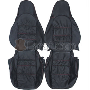 1998-2004 Porsche 911 996 Custom Real Leather Seat Covers (Front) - lseat