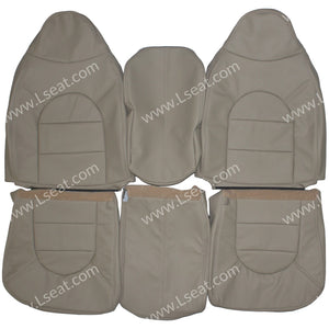 1999 Ford F250 F350 Lariat Custom Real Leather Seat Covers (Front) - lseat