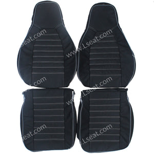 1976-1984 Porsche 911 Carrera Custom Real Leather Seat Covers (Front) - lseat