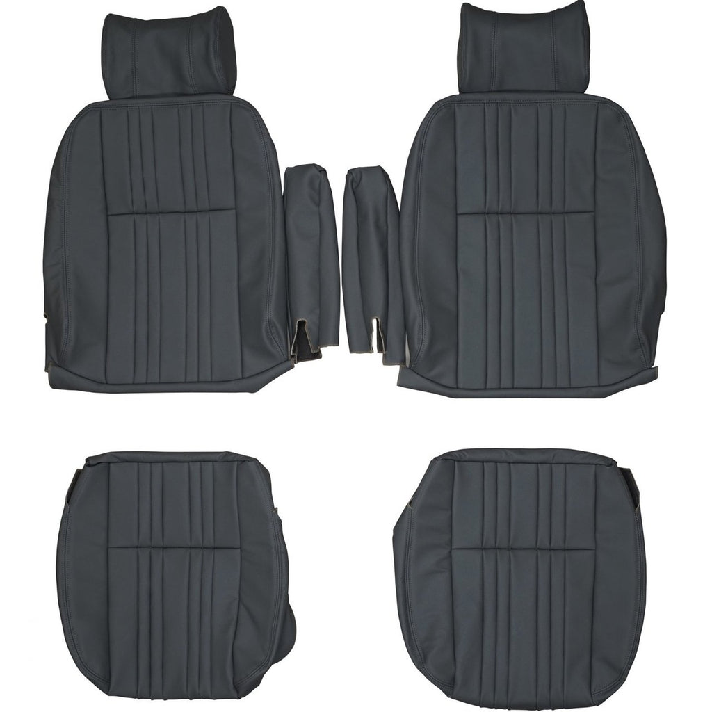 1985-1989 Range Rover Classic Custom Real Leather Seat Covers (Front) - lseat2