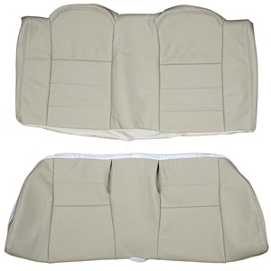 1995-1996 Jaguar XJS Custom Real Leather Seat Covers (Rear) - lseat2