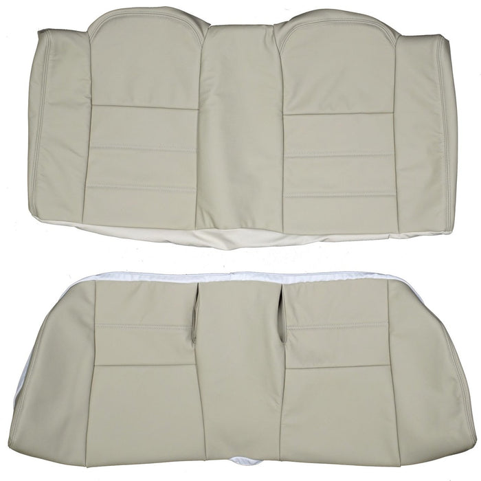 1995-1996 Jaguar XJS Custom Real Leather Seat Covers (Rear)