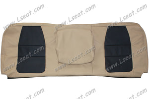 2001 Ford F250 F350 Lariat Custom Real Leather Seat Covers (Rear) - lseat