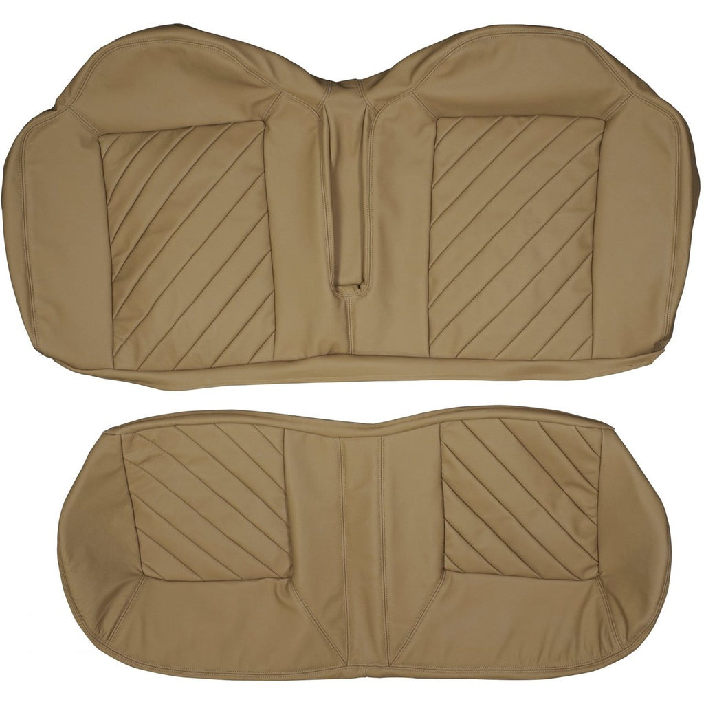 1980-1984 Audi Quattro Custom Real Leather Seat Covers (Rear) - lseat2
