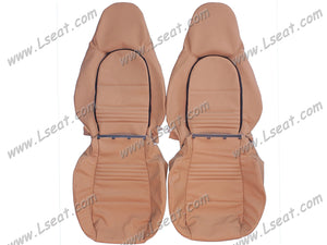 1998-2004 Porsche 911 996 Custom Real Leather Seat Covers (Front) - lseat