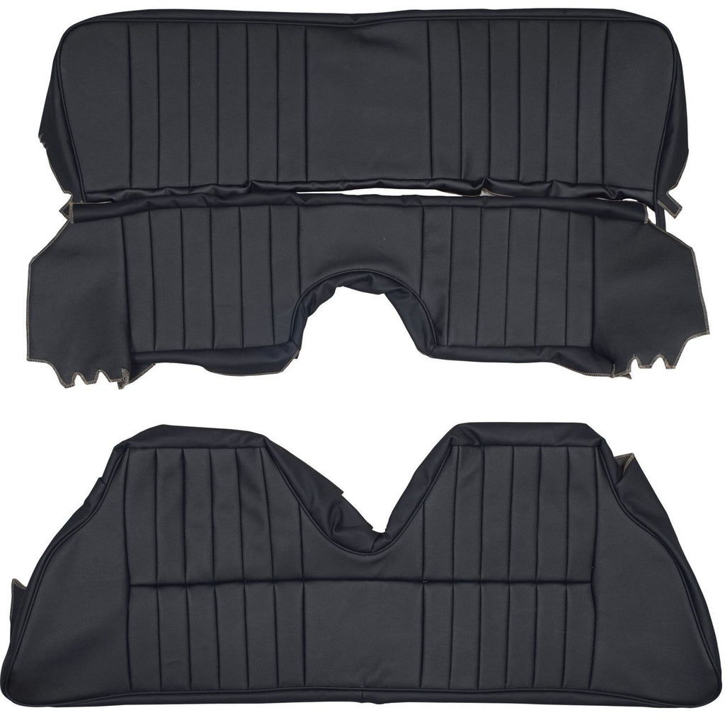 1967-1974 Jaguar XKE Roadster Custom Real Leather Seat Covers (Rear) - lseat2