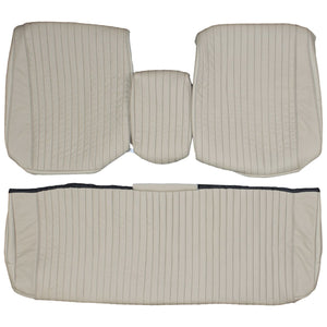 1959 Cadillac Series 62 Coupe Custom Real Leather Seat Covers (Rear) - lseat2