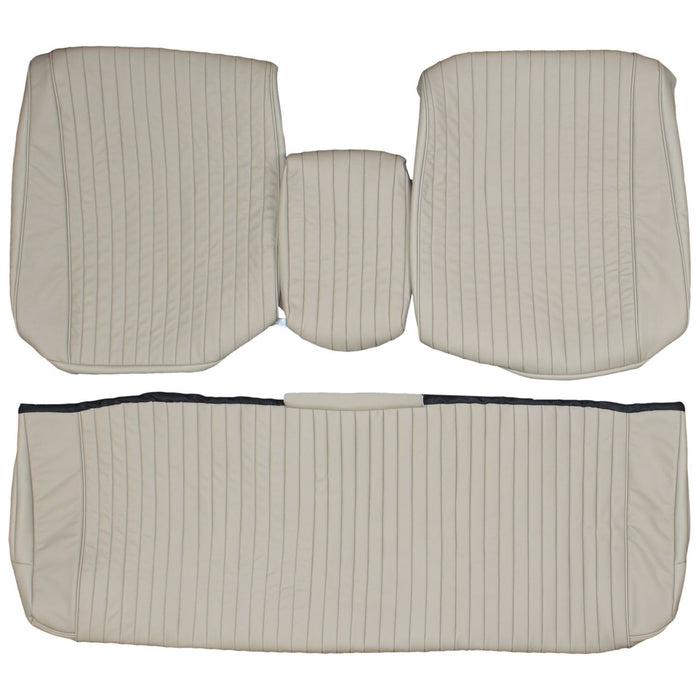 1959 Cadillac Series 62 Coupe Custom Real Leather Seat Covers (Rear)