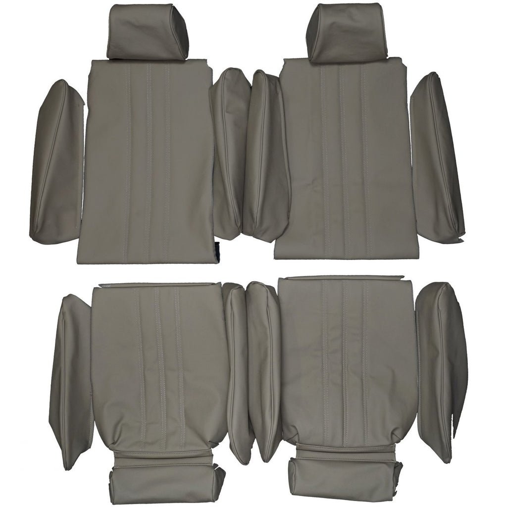 1984-1988 BMW E28 528 535 M5 Custom Real Leather Seat Covers (Front) - lseat2