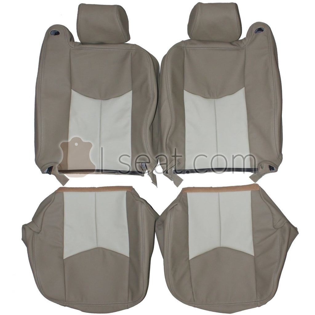 2003-2006 Chevrolet Suburban Custom Real Leather Seat Covers (Front) - lseat