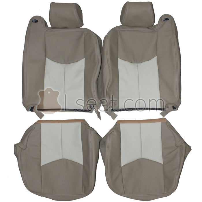 2003-2006 Chevrolet Suburban Custom Real Leather Seat Covers (Front)