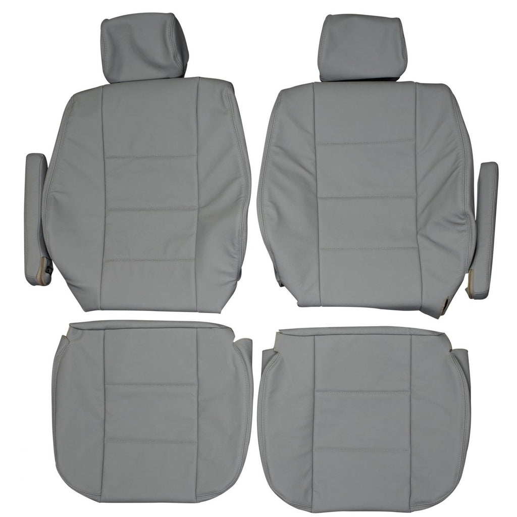 1988-1996 BMW E34 525i Sedan Custom Real Leather Seat Covers (Front) - lseat2