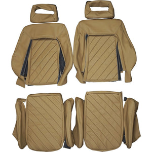 1980-1984 Audi Quattro Custom Real Leather Seat Covers (Front) - lseat2