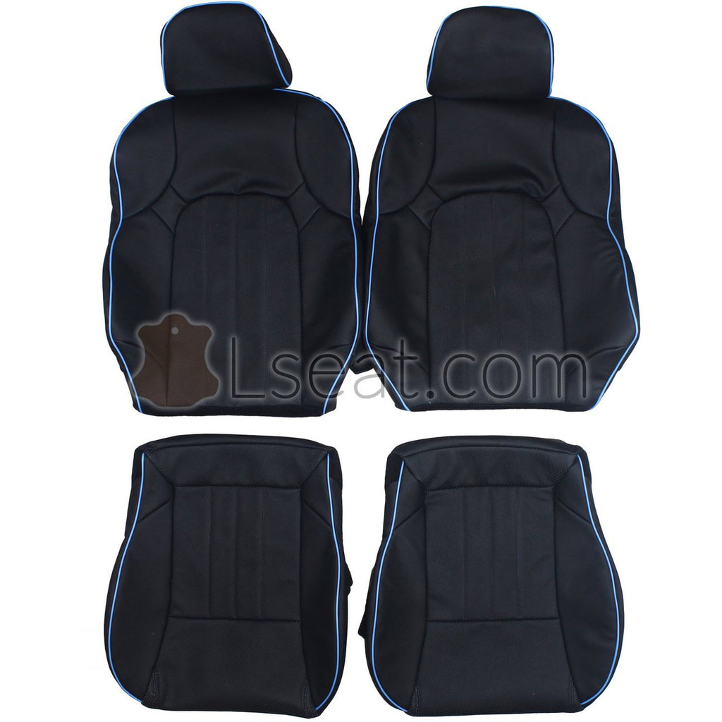 2001-2008 Hyundai Tiburon Custom Real Leather Seat Covers (Front) - lseat2
