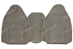 1999 Ford F250 F350 Lariat Custom Real Leather Seat Covers (Front) - lseat