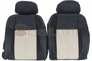 2005-2010 Hummer H3 Custom Real Leather Seat Covers (Front) - lseat
