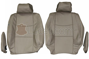 2002-2009 Lexus GX470 Custom Real Leather Seat Covers (Front) - lseat2