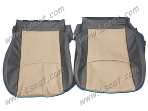2010-2014 Toyota Prius Custom Real Leather Seat Covers (Front) - lseat
