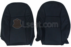 2002-2003 Saab 9-3 SE Convertible Custom Real Leather Seat Covers (Front) - lseat2