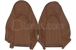 1996-2006 Jaguar XK8 X100 Custom Real Leather Seat Covers (Front) - lseat2