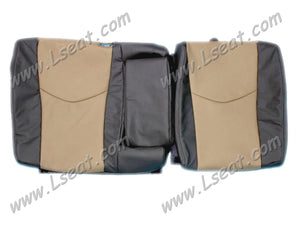 2010-2014 Toyota Prius Custom Real Leather Seat Covers (Rear) - lseat