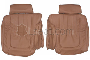 1976-1979 Cadillac Seville Custom Real Leather Seat Covers (Front) - lseat2