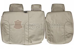 2005-2014 Toyota Tacoma Custom Real Leather Seat Covers (Rear) - lseat2