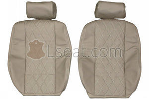 1999-2006 BMW E53 X5 Standard Custom Real Leather Seat Covers (Front) - lseat2