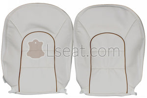 1998-2003 Jaguar XJ8 Vanden Plas Custom Real Leather Seat Covers (Front) - lseat2