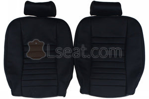 1983-1988 Jaguar XJS Custom Real Leather Seat Covers (Front) - lseat2
