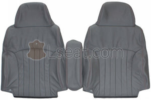 1998-2004 Chevrolet S10 Blazer 60/40 Custom Real Leather Seat Covers (Front) - lseat2