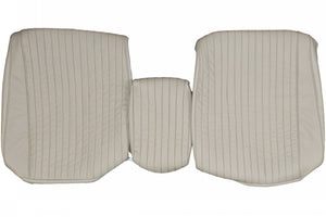 1959 Cadillac Series 62 Coupe Custom Real Leather Seat Covers (Rear) - lseat2