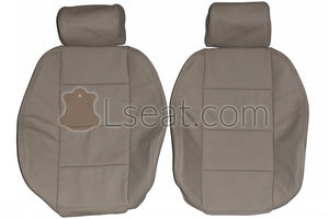 1992-1998 BMW E36 Coupe Sedan Standard Custom Real Leather Seat Covers (Front) - lseat2
