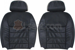 1998-2002 Lincoln Town Car Custom Real Leather Seat Covers (Front) - lseat