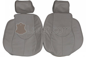 1996-2002 Mercedes Benz R129 SL300 SL500 SL600 Custom Real Leather Seat Covers (Front) - lseat2