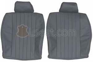 1980-1984 Mercedes Benz R107 SL C107 SLC Custom Real Leather Seat Covers (Front) - lseat2