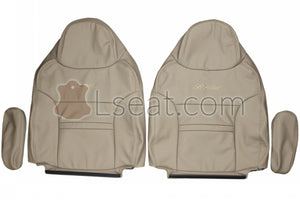 1999-2001 Ford Excursion Custom Real Leather Seat Covers (Front) - lseat2