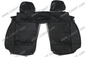 2003 Volvo C70 Convertible Custom Real Leather Seat Covers (Rear) - lseat