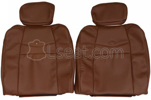 2001-2003 Ford F-150 King Ranch Crew Custom Real Leather Seat Covers (Front) - lseat2