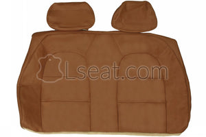 1990-1993 Saab 900 Convertible Custom Real Leather Seat Covers (Rear) - lseat2