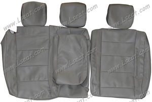 2006-2010 Volkswagen Jetta Custom Real Leather Seat Covers (Rear) - lseat