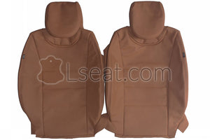 2002-2010 Porsche Cayenne S Custom Real Leather Seat Covers (Front) - lseat2