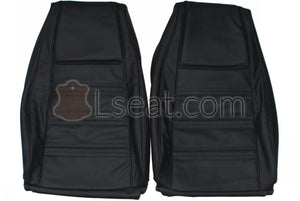 1970 Mercury Cougar XR-7 Standard Custom Real Leather Seat Covers (Front) - lseat2