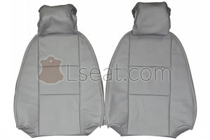 1994-1998 Saab 900 NG Custom Real Leather Seat Covers (Front) - lseat2