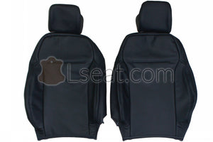 2012-2017 Volkswagen Jetta SE Custom Real Leather Seat Covers (Front) - lseat2