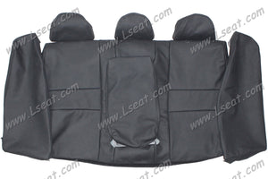 2008-2012 Honda Accord Sedan Custom Real Leather Seat Covers (Rear) - lseat