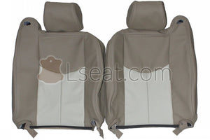 2003-2006 Chevrolet Suburban Custom Real Leather Seat Covers (Front) - lseat