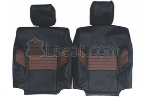 2008 Ford F150 Harley Davidson Custom Real Leather Seat Covers (Front) - lseat2