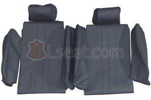 1984-1991 BMW E30 Sport 325 318 Custom Real Leather Seat Covers (Front) - lseat2