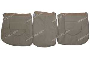 1999 Ford F250 F350 Lariat Custom Real Leather Seat Covers (Front) - lseat